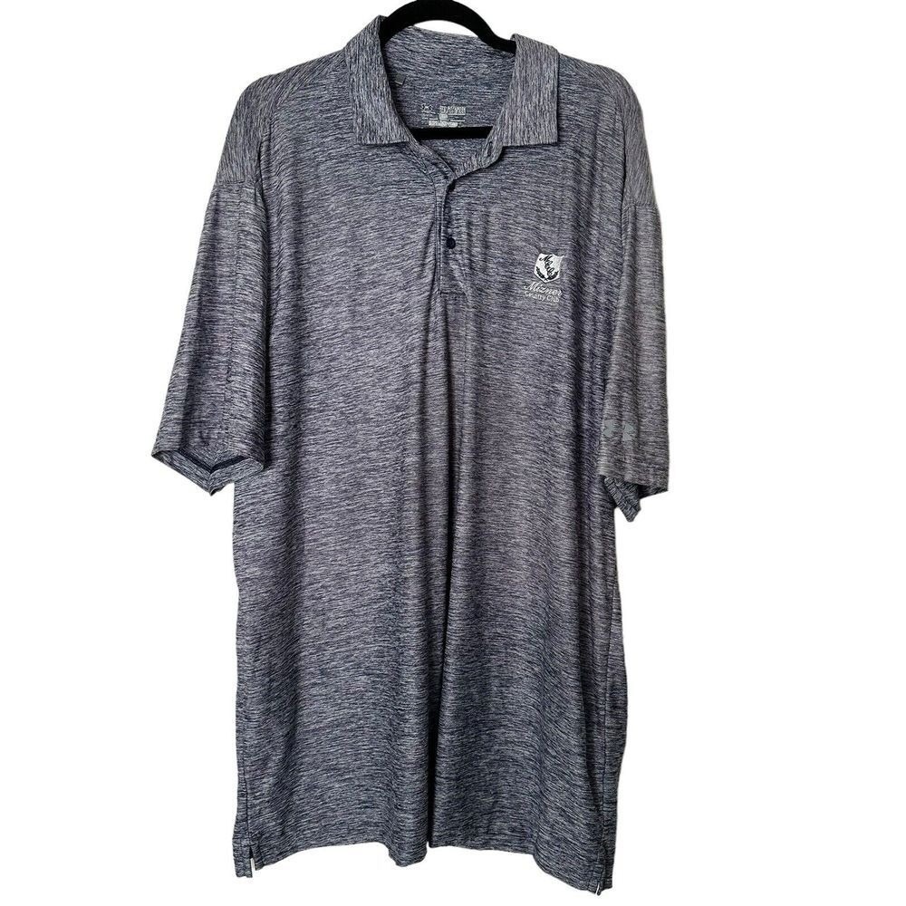 Under Armor Heat Gear Mizner Country Club Polo Shirt Embroidered Logo Size 2XL